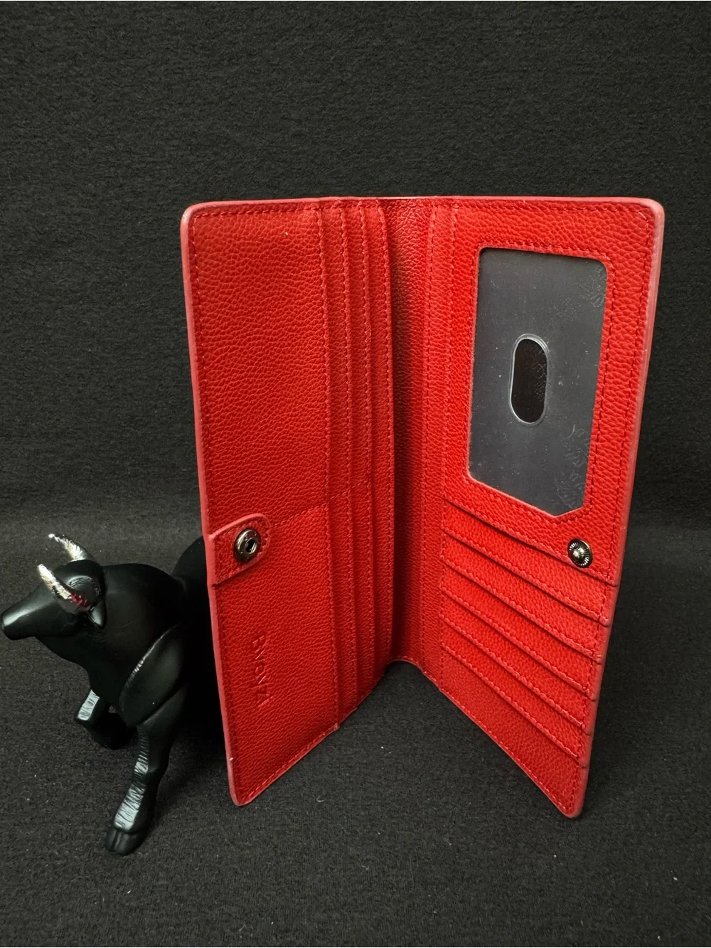 Bveyzi Bveyzi Leather Wallet Fuchsia RFID BLOCKING NEW